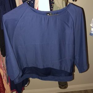 Blue 1/2 top
